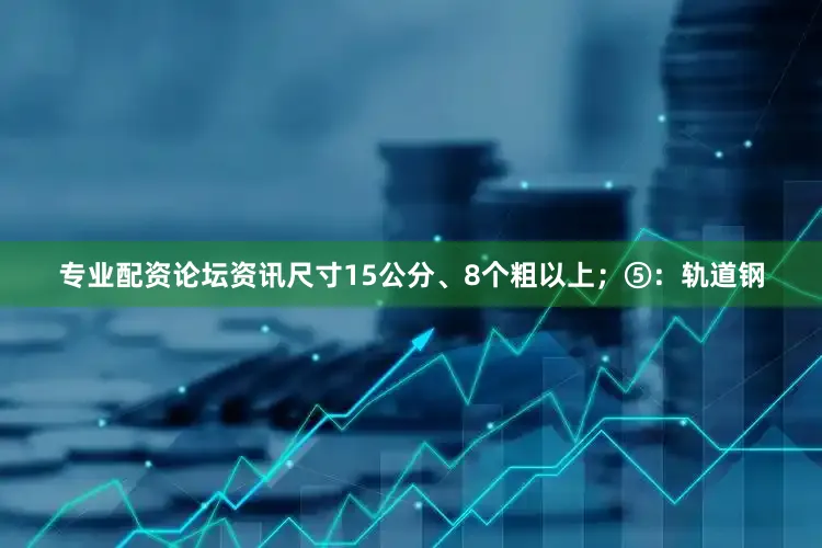 专业配资论坛资讯尺寸15公分、8个粗以上；⑤：轨道钢